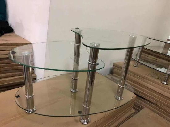 Glass furniture material in the home 
