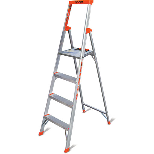 The flip-n-light ladder is a great ladder for your stairwell.