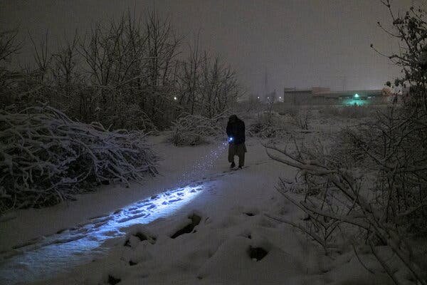 A migrant walking outside an abandoned factory as hundreds took shelter in abandoned buildings in the northwestern town of Bihac in Bosnia and Herzegovina this week.