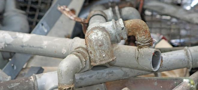 Replace old pipes to increase water pressure