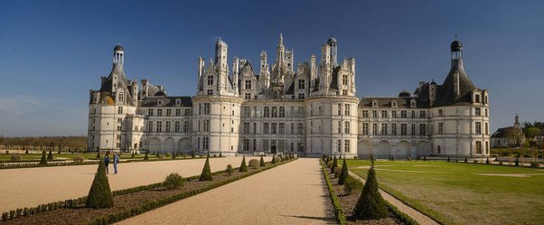 castle with large entrance and space