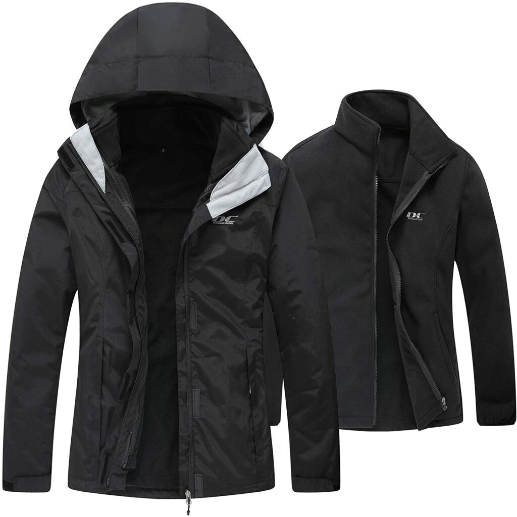black hoody winter jacket 
