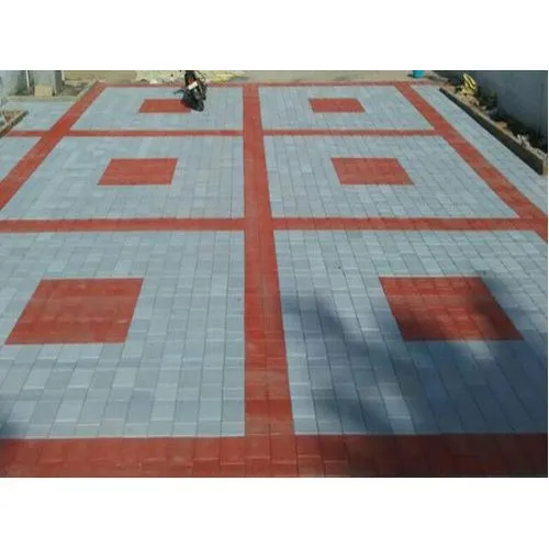 Red and Gray pavers