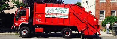 The junk removal vehicle of Jerry the rubbish man.