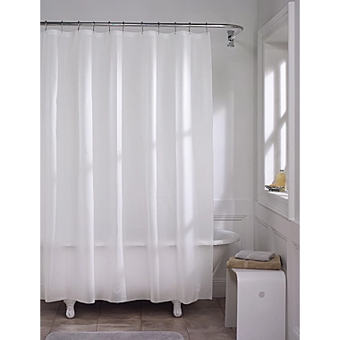 PEVA shower curtain.
